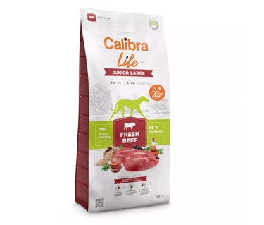 Calibra Dog Life Junior Large Fresh Beef 12kg